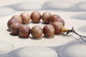 brown beads bracelet