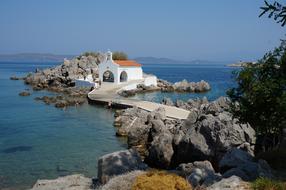 Greek Island Little Church