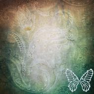 background scrapbooking paper butterfly drawing