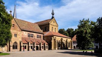 Monastery among the plants in Maulbronn