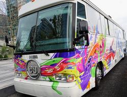 Bus Colorful White