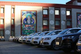 building parking lot