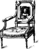 splendid chair vintage drawing