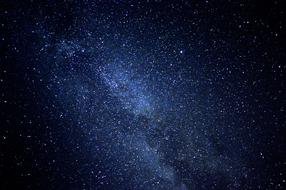 beautiful night sky with stars