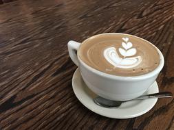 chocolate coffee with milk