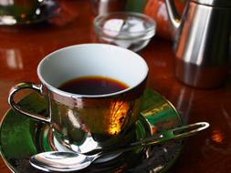 hot delicious coffee