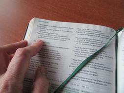 reading from the holy bible