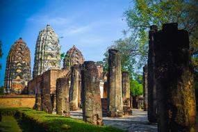 Ancient city of sukhothai in thailand