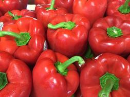 Sweet peppers are delicious
