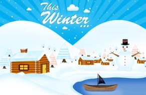 winter bright card
