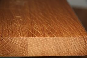 wooden table corner
