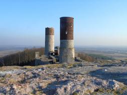 Chencin Castle - a medieval fortification in Poland