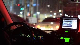 Tea Driving Night View