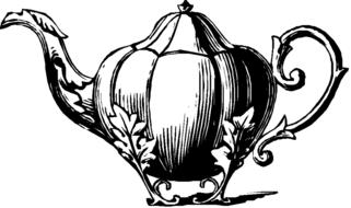 teapot tea server earl grey illustration