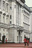 streets of london with security guards