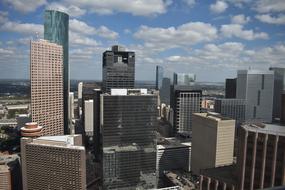 Skyline of downtown, usa, texas, Houston