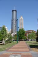 beautiful city streets of atlanta