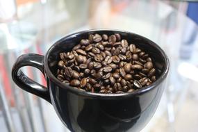 Flavorful sweet grains in a cup