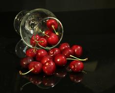 cherries in a jar