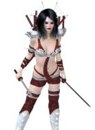 girl armor fantasy warrior drawing