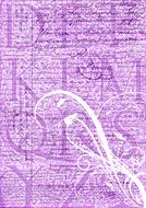 paper purple drawing