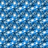 star hexagon blue background