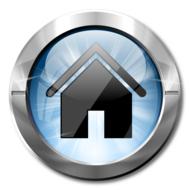 blue home icon