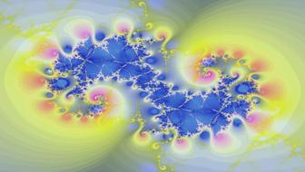 graphics spiral colorful blue drawing