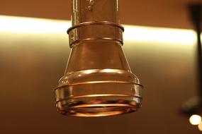 glass bottle on the wall