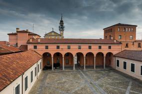 photo of the church with a bell tower in Cavenago dâAdda, Italy