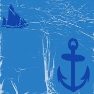 background scrapbooking paper anchor blue