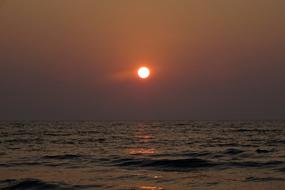 Sunset Setting scenery view
