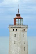 high beacon against the sky