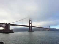 foggy photo of Golden Gate Bridge in San Francisco