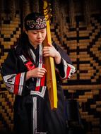 traditional performer of music