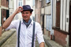 Hat Man Retro street
