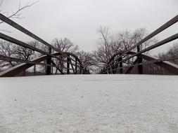 Bridge Snow Walkway