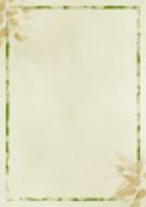 decorative stationery card