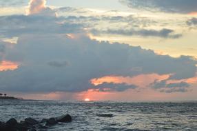 Sunset Evening Cloudy Sky