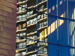 excellent Window Reflection on a glass building