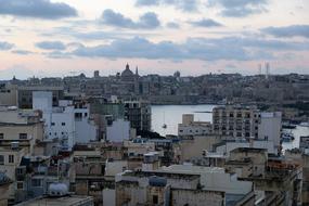 panoramic view of the city of Sliema in Malta