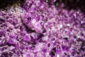 mineral purple stones