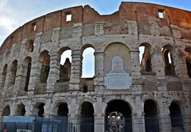 colosseum in ancient architecture of rome