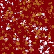 background with red,white and brown dots