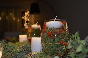 decorations for christmas table