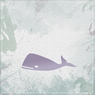 whale e wallpaper painting