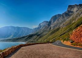 South Africa Road Mountain