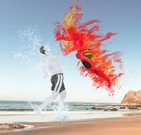 fire man and ice water man