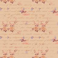 scrapbooking paper, pink flowers drawing