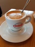 breakfast with sweet coffee